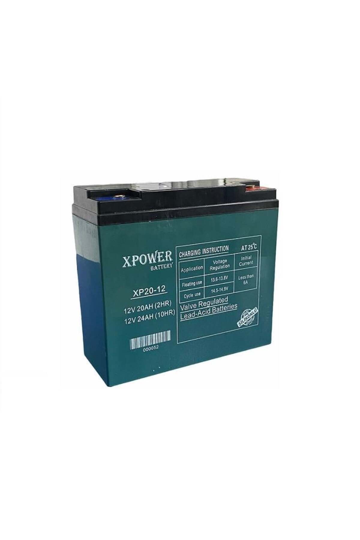 XPOWER 12v 20/24 Ah Elektrikli Bisiklet Aküsü Deep Cycle (181*77*170) (6.60 KG)