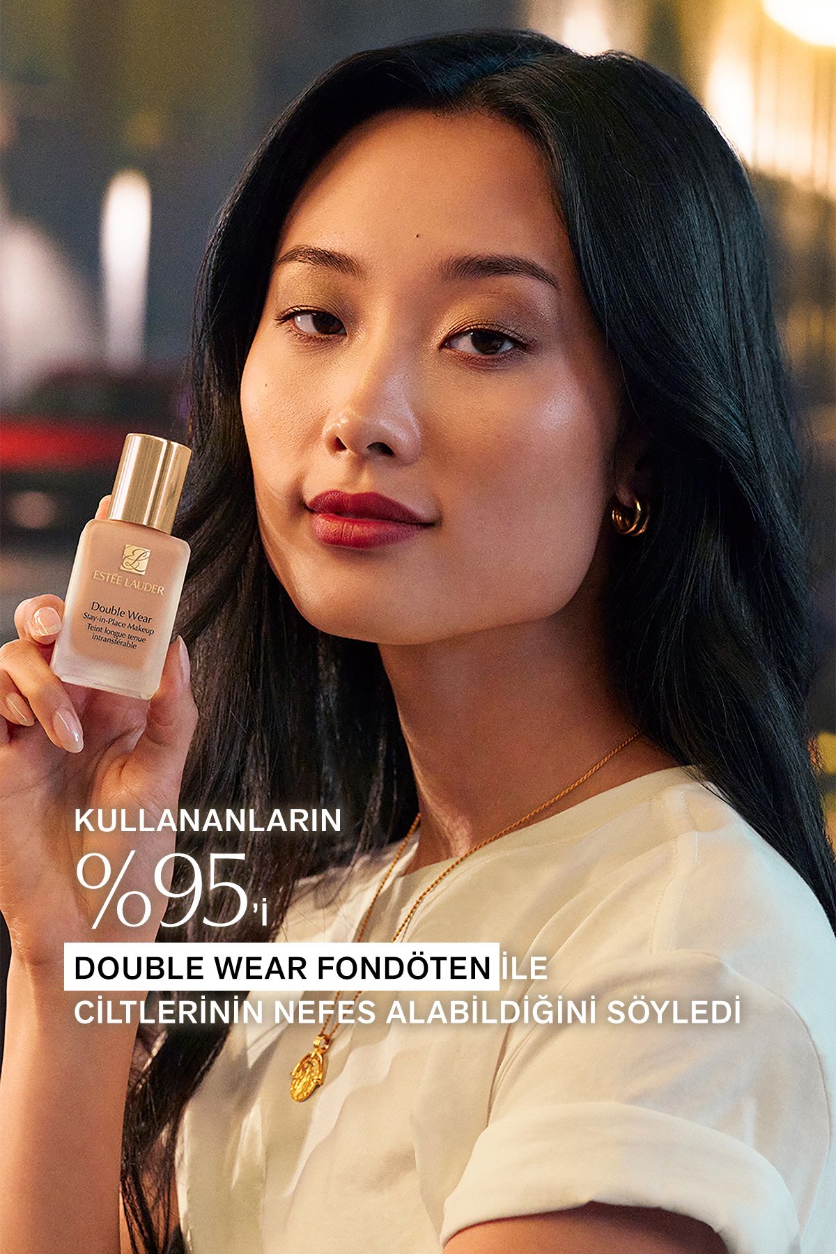 Estee Lauder-DOUBLE WEAR MOISTURIZING FOUNDATION SPF 10 (4W3 HENNA) 30ML Foundation 3