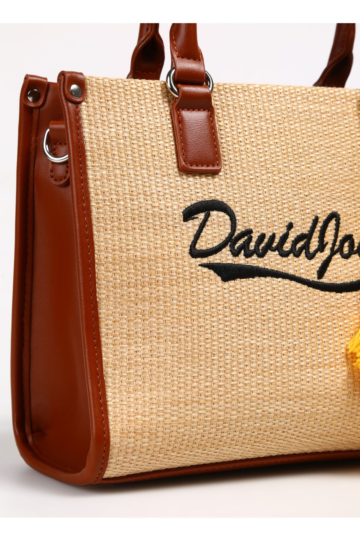کیف شانه ای نود زنانه بژ سانتی متر David Jones