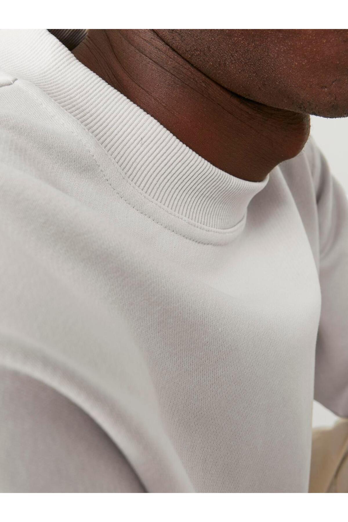 سویشرت مردانه خاکستری جک اند جونز | J&J 12251330 اورجینال - تصویر 5