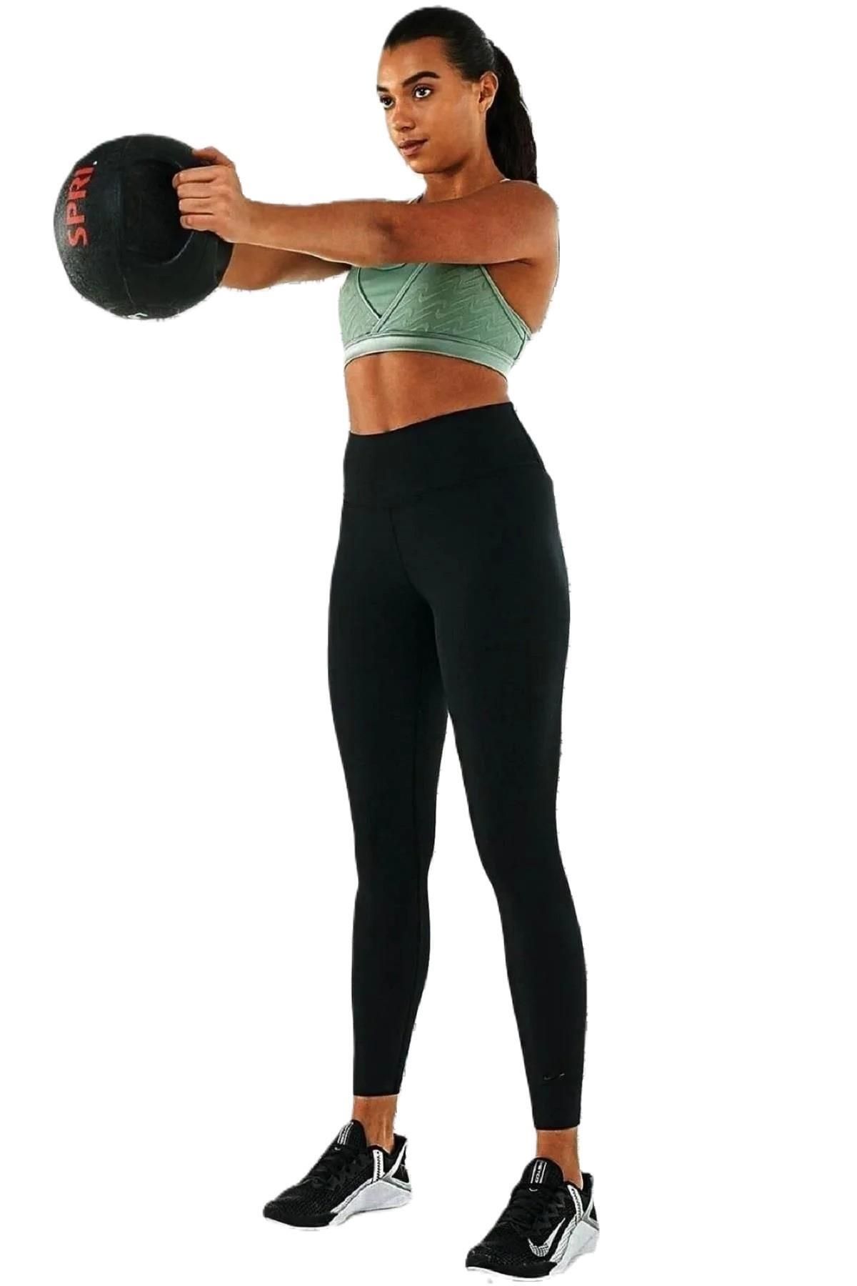 Nike-Power Sculpt Hyper High Waisted Firming Black Women's Sports Leggings 5