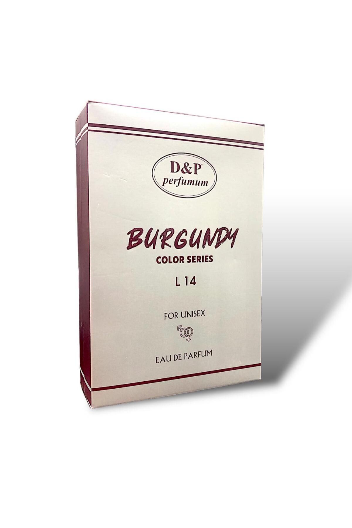 عطر مردانه و زنانه سری رنگی U L14 بورگوندی ادوپرفیوم 55 میل D P Perfumum D&P Perfumum