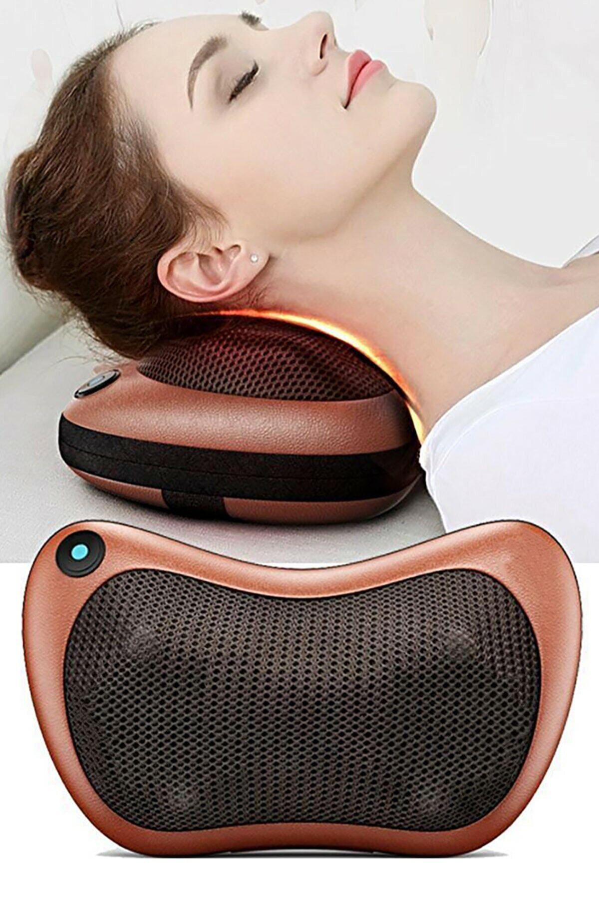 MEDITERIAN Çok Renkli Kama Shiatsu Profesyonel Masaj Yastığı Ovmalı Çift Motorlu Masaj Yastığı Masaj Aleti