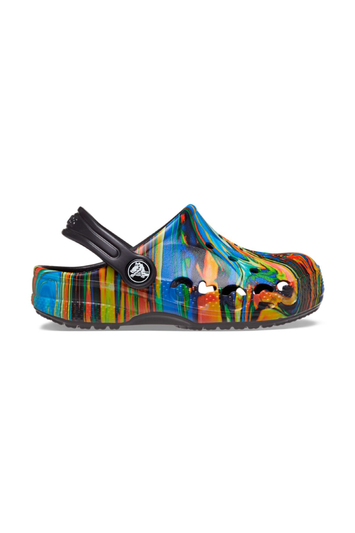 Crocs-BAYA GRAFISCHER CLOG 206814 -0C4 SCHWARZ / MULTI 5