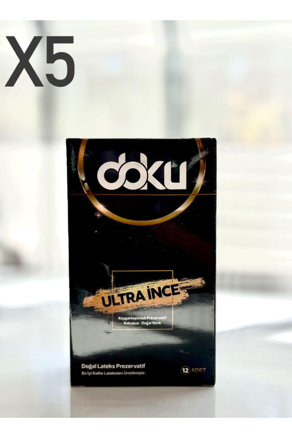 Doku PREZERVATİF ULTRA İNCE 5X12'Lİ SET