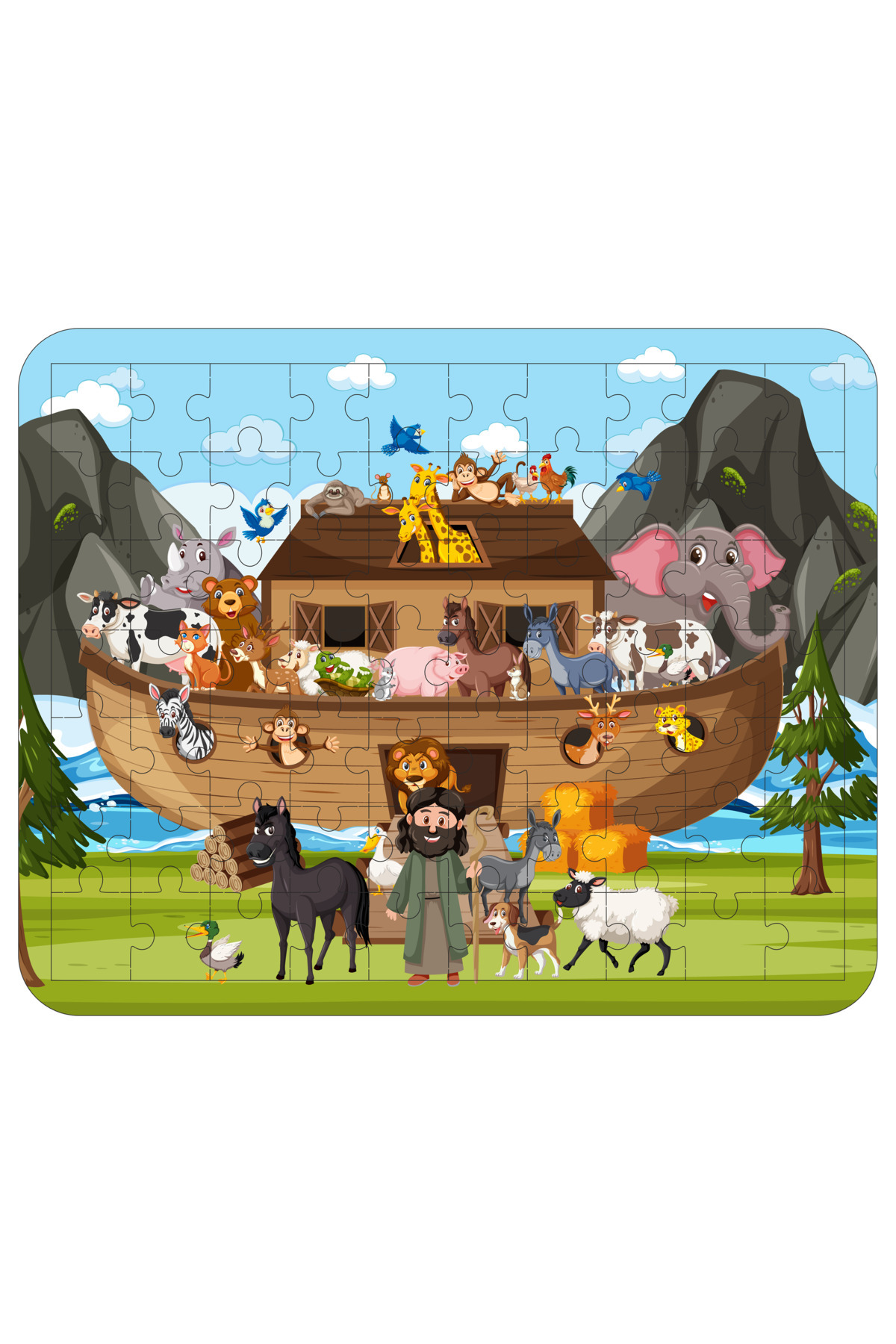 gift plus 70 Parça Ahşap Eğitici Yapboz Puzzle Seti (set 2) fotoğrafı 5 (önizleme)