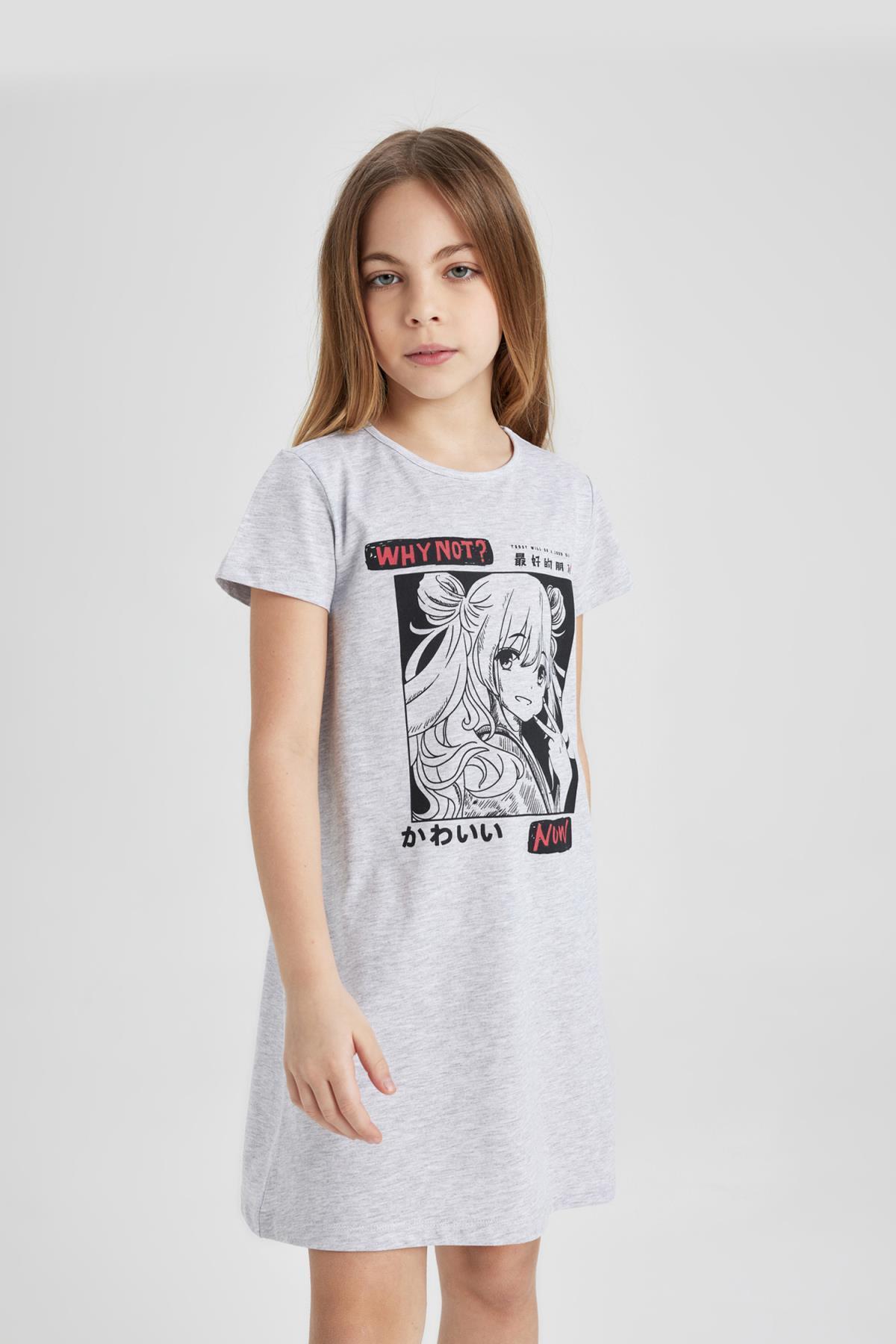 لباس خواب دخترانه دفاکتو Defacto اورجینال دخترانه کد کالا C6968A824SM - تصویر 3