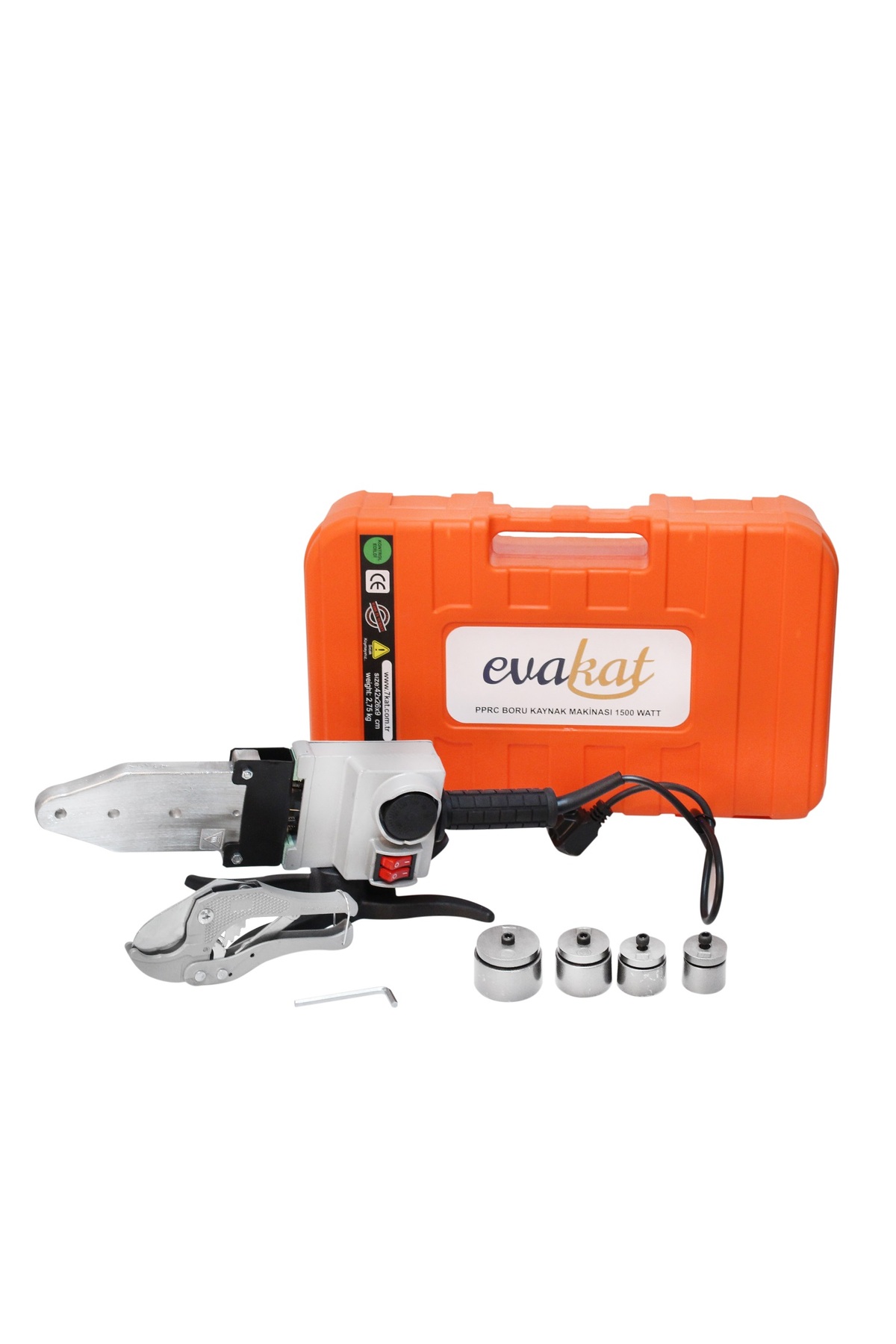 Evakat SG89 Pprc Boru Kaynak Makinası 1500w Plastik Çantalı
