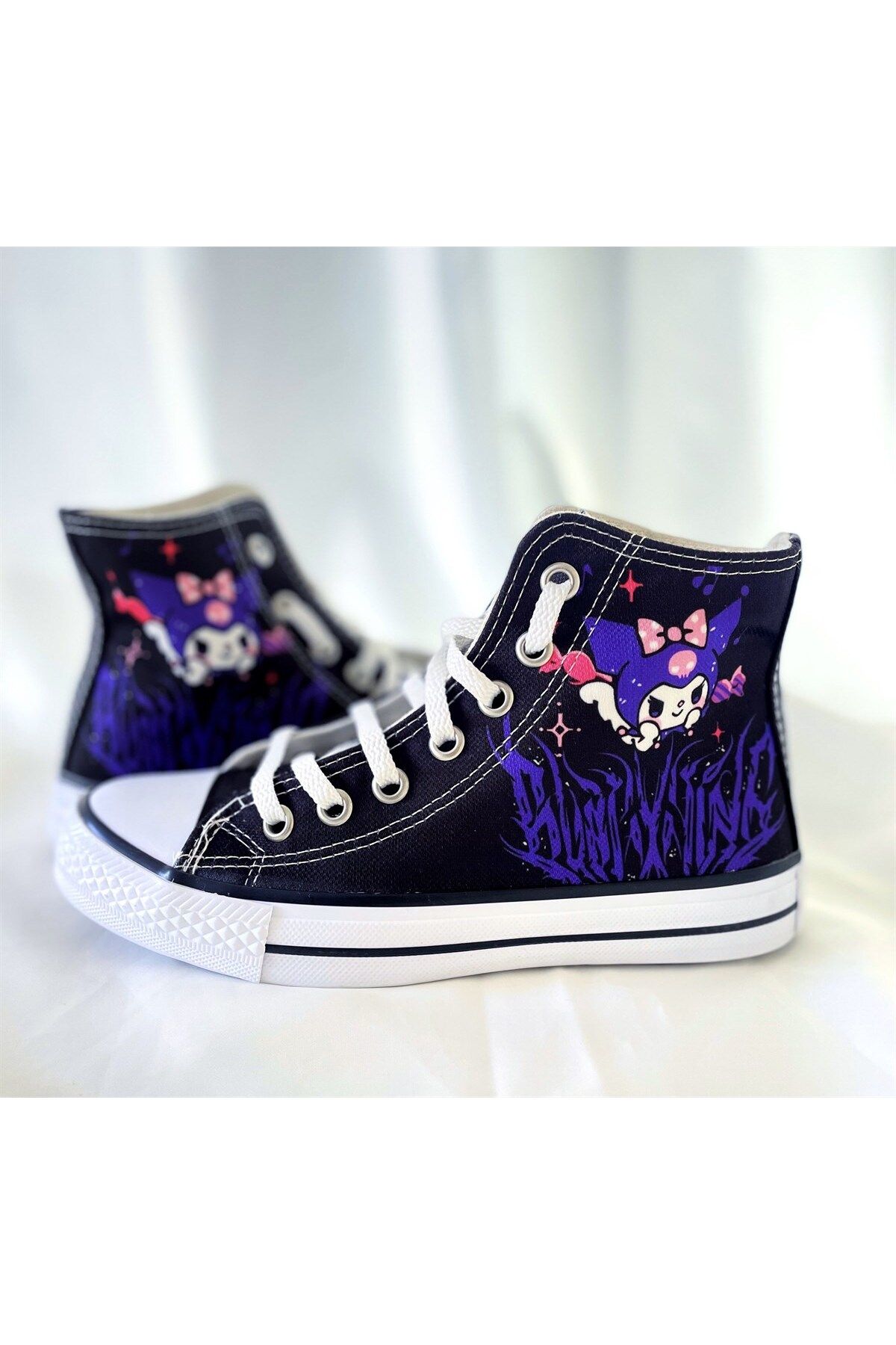 Touz Moda Pantofi De Pânză Cu Model Kuromi Unisex - 40