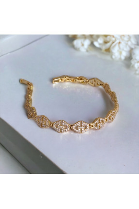 DaliShop 316L Çelik Zirkon Taşlı Bileklik