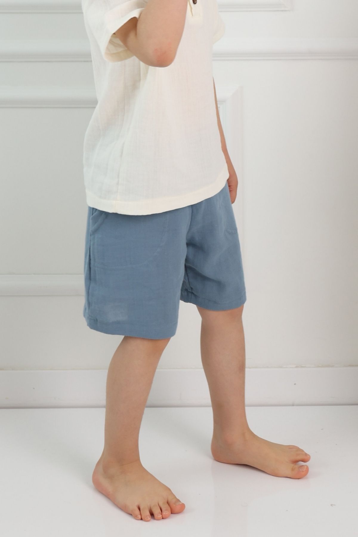 Cuckoo Cotton-Children's Shorts Muslin Fabric 4