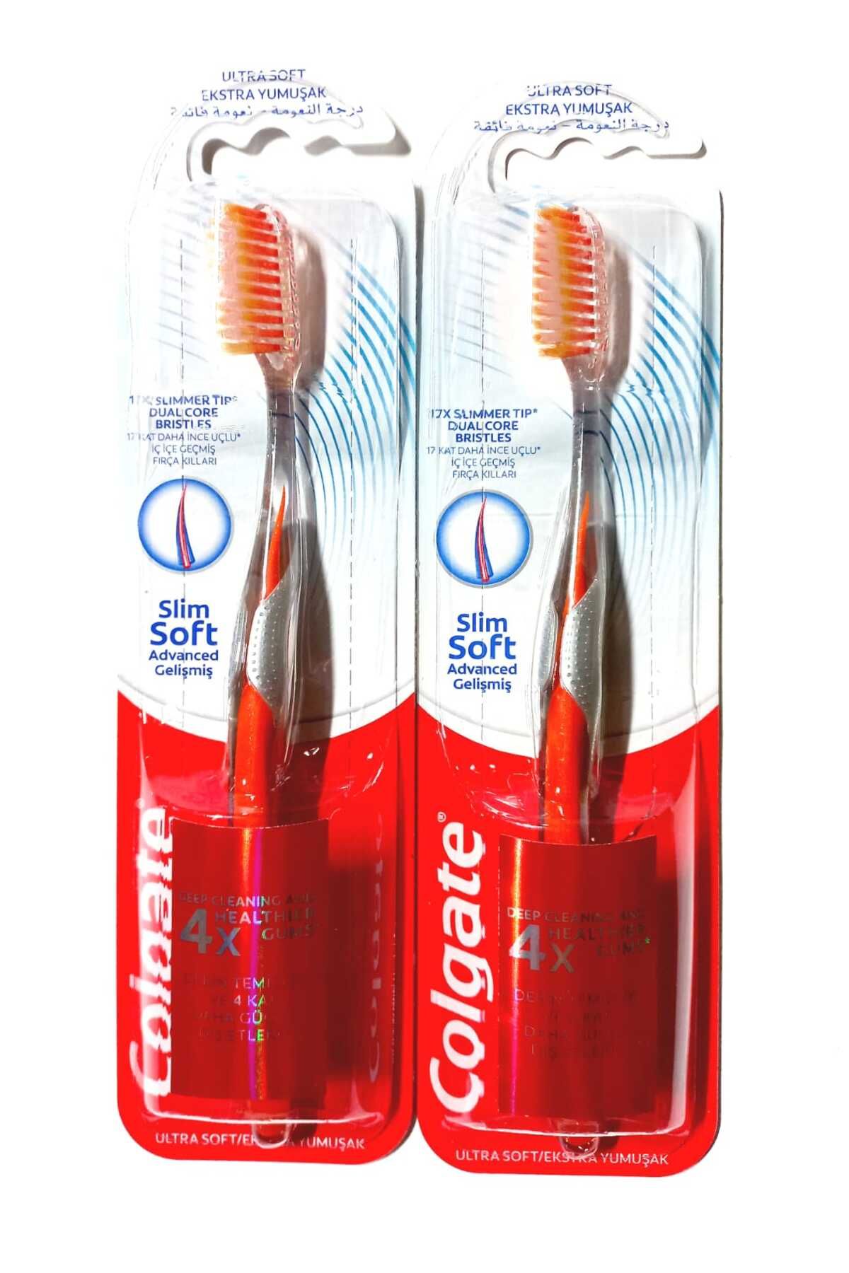 Colgate-2 Pieces Micro Fine Advanced Extra Soft Toothbrushes 1