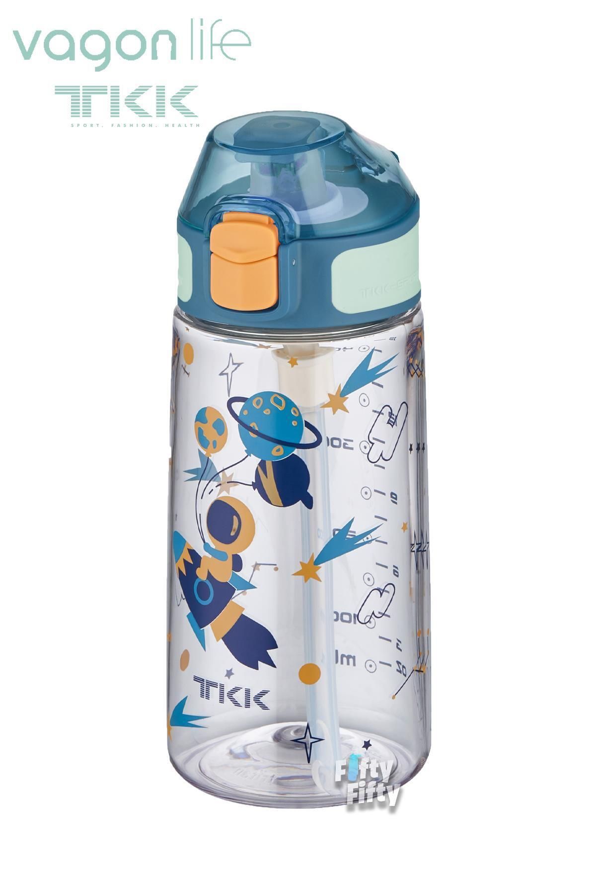 قمقمه کمپ آبی TKK 500 میل الگوی ضخیم Pipetan BPA بدون آب تریتان چربی FFTKK3002 500ml Vagonlife