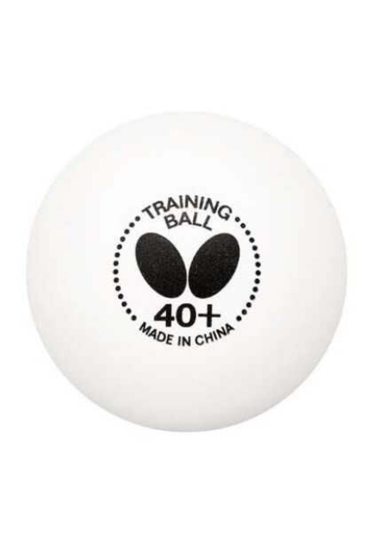توپ پینگ پنگ سفید BTF Training Ball 40 Tennis 6er BUTTERFLY