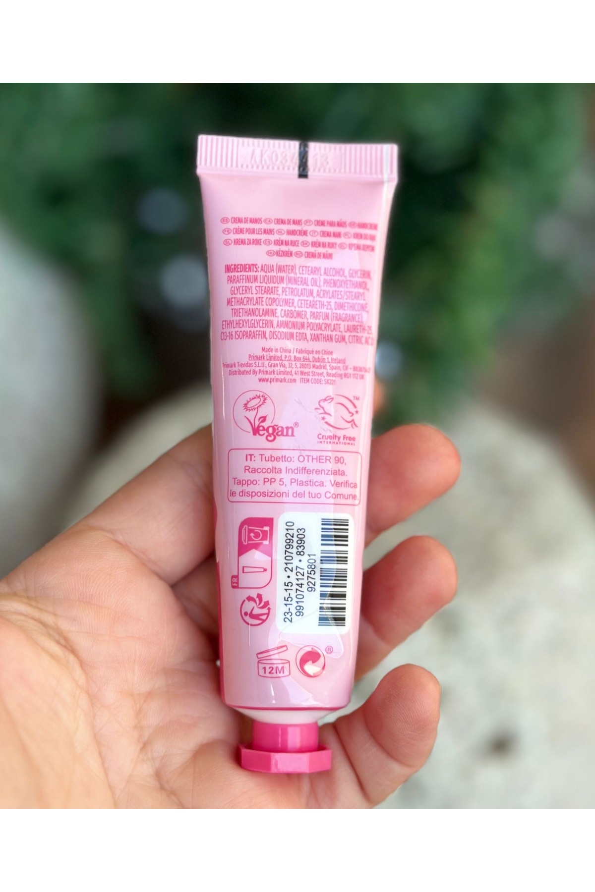 İngiltere’den kiraz kokulu vegan sihirli yoğun hızlı nemlendirici el bakım kremi 30ml pembe titreşim — 2303202494 — تصویر 2 از 3