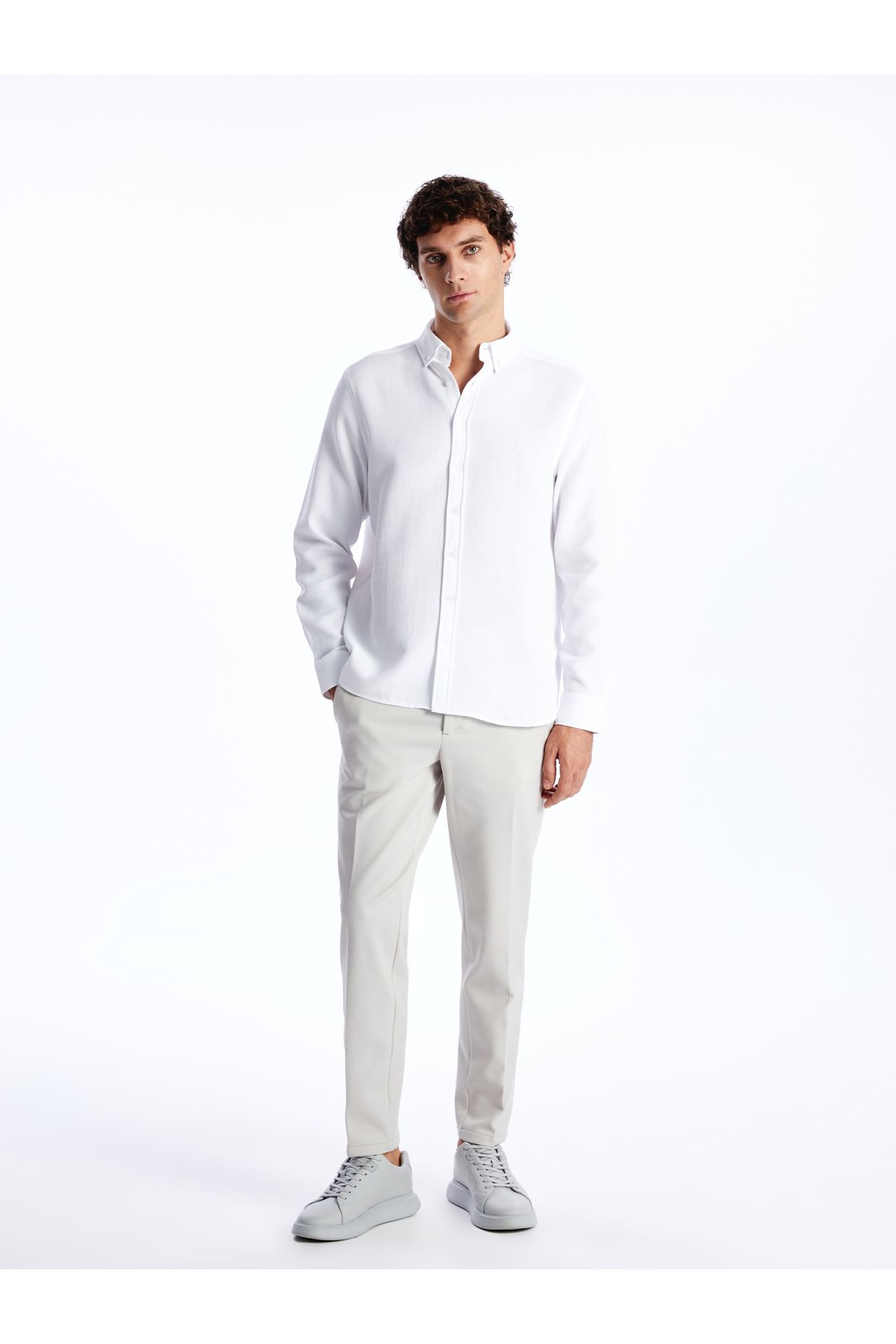 LC Waikiki-Pánské kalhoty slim fit 2