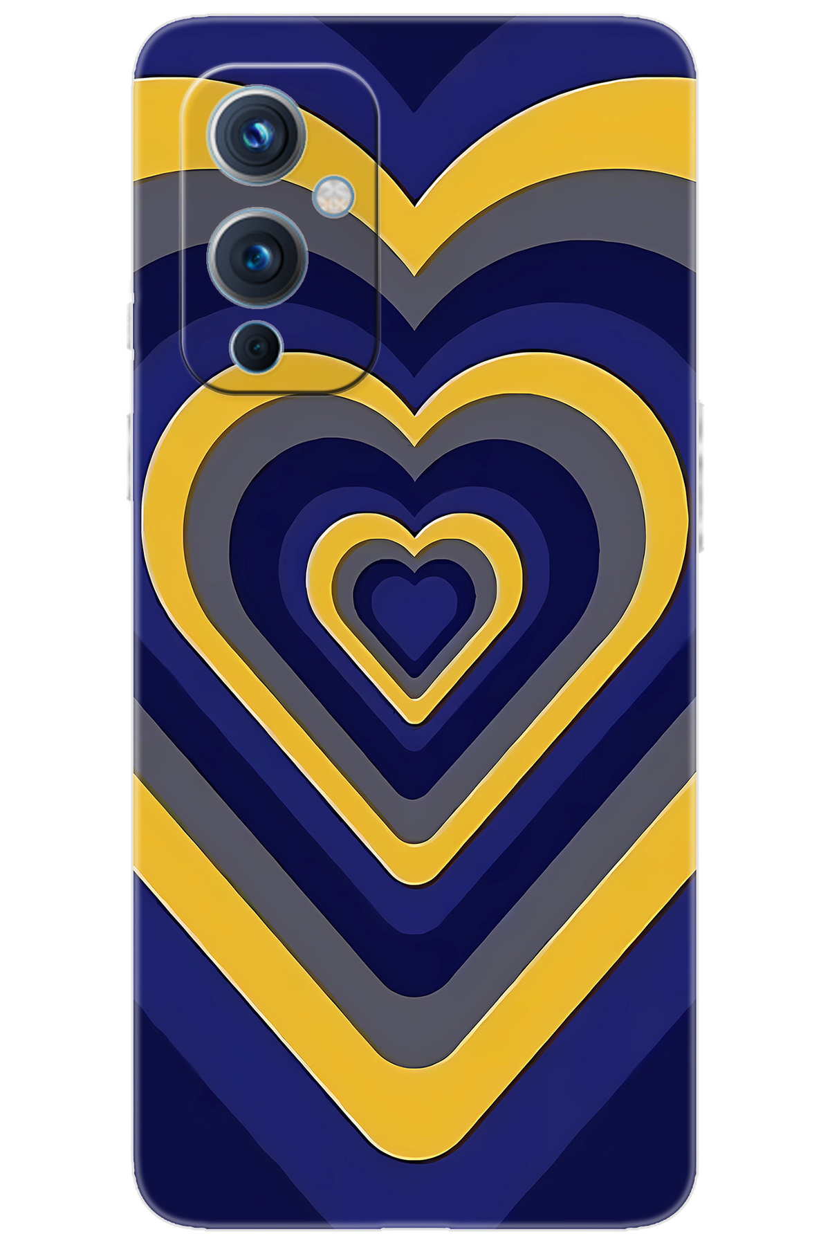 9 LE2115-LE2117 Compatible Sheath Pattern Printed Silicone Yellow Navy Blue Heart NGO:1003 CP-uEPnFj3