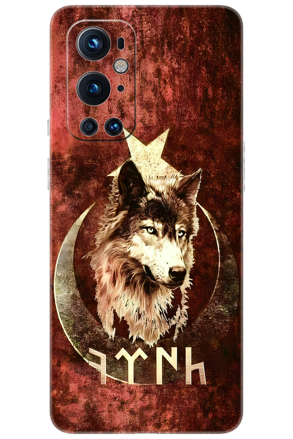 9 PRO LE2123 Compatible Sheath Pattern Printed Silicone Wolf and Göktürk NGO:385 CP-tvcgOIW
