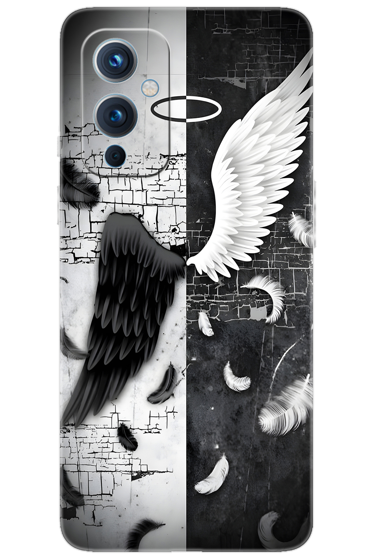 9 LE2115-LE2117 Compatible Sheath Pattern Printed Silicone Angel and Devil NGO:715 CP-kZaEmjg