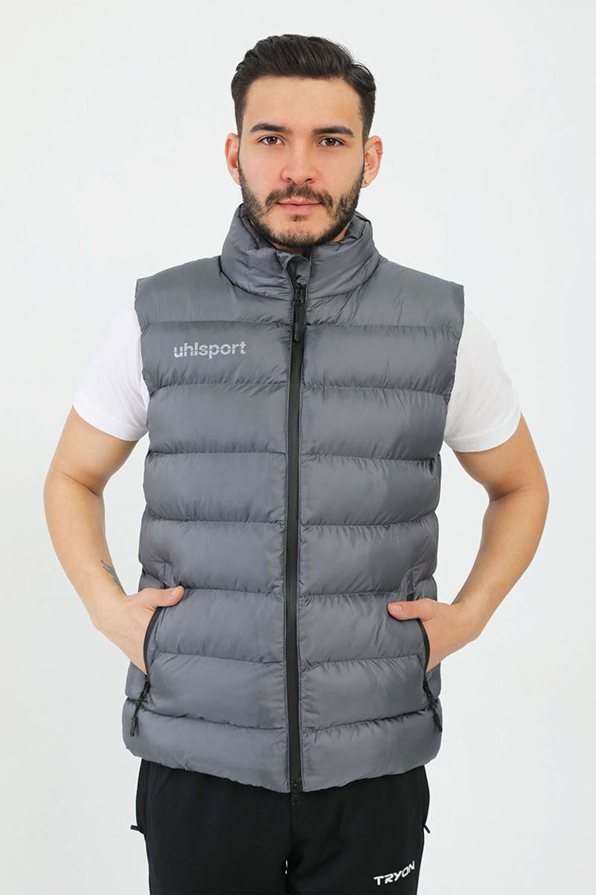UHLSPORT-سترة رجالية عادية مجانية1101759 1