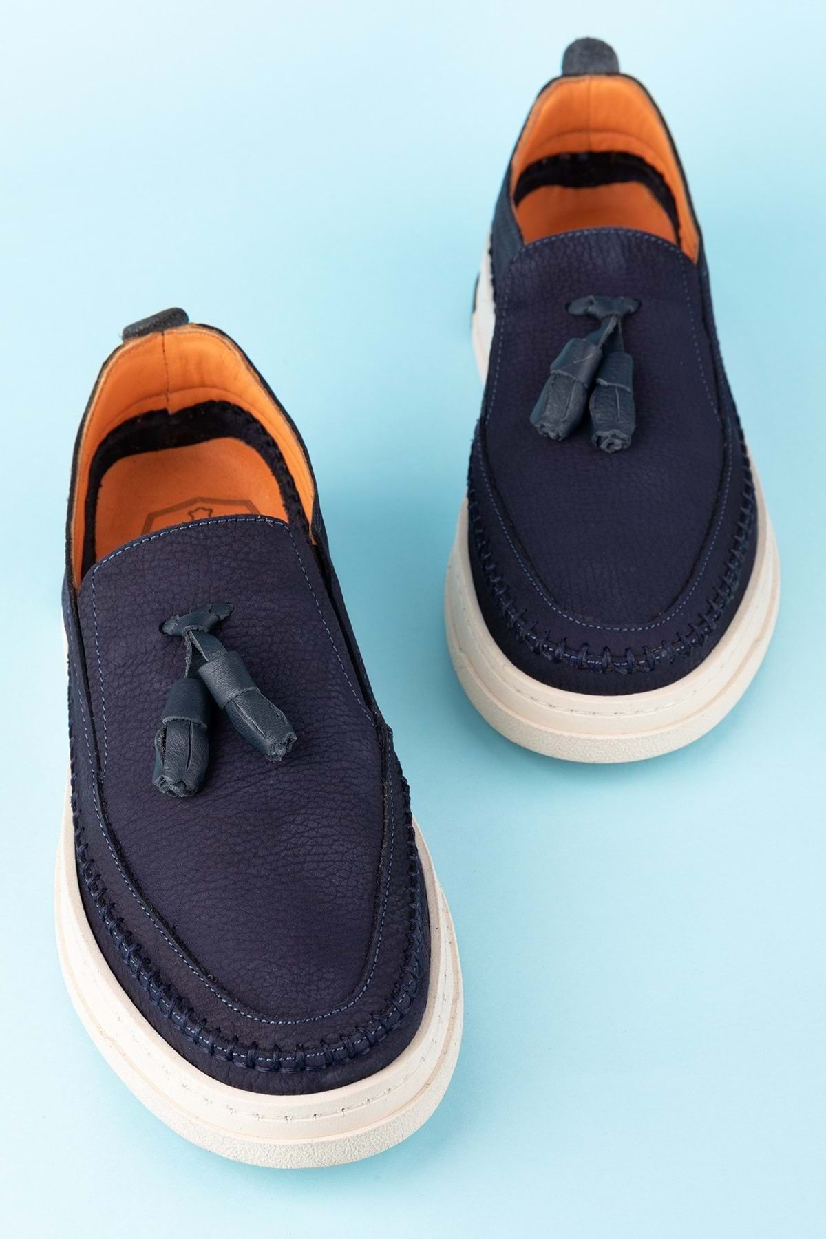 Gondol În Interior Și În Exterior, Din Piele Naturală, Pantofi Ușori De Zi Cu Zi Src.322 Masculin - 41