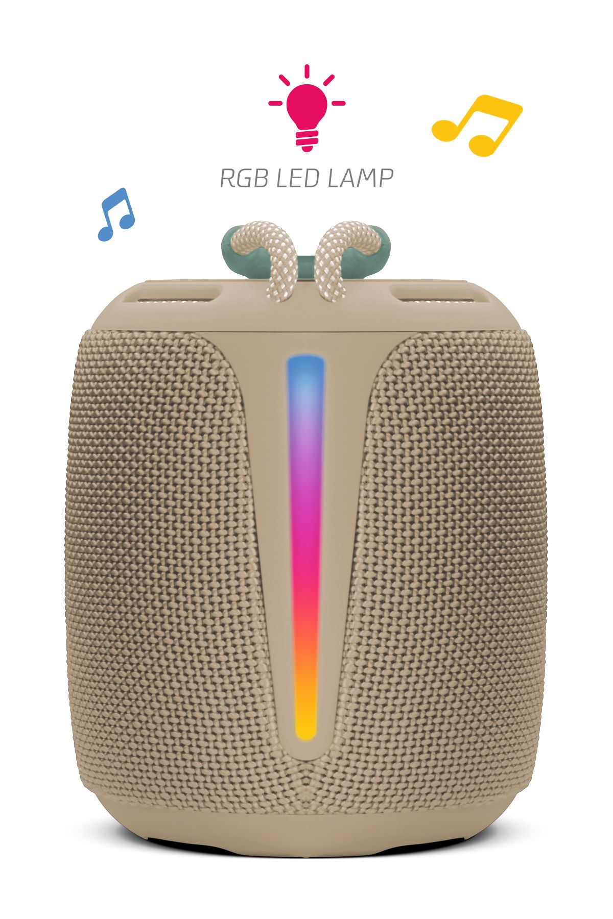 Bold Haki Taşınabilir Ses Bombası Kablosuz Bluetooth Hoparlör Speaker Yüksek Sesli TWS
