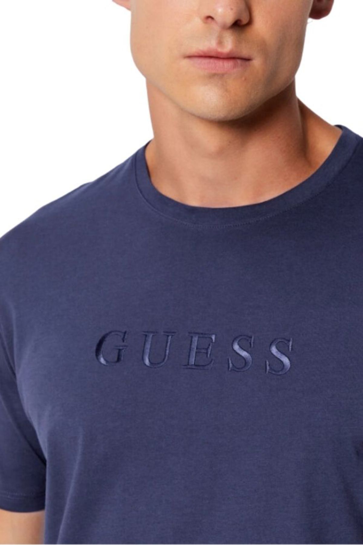 تی شرت آبی مردانه 's T Shirt Blue Navy Guess