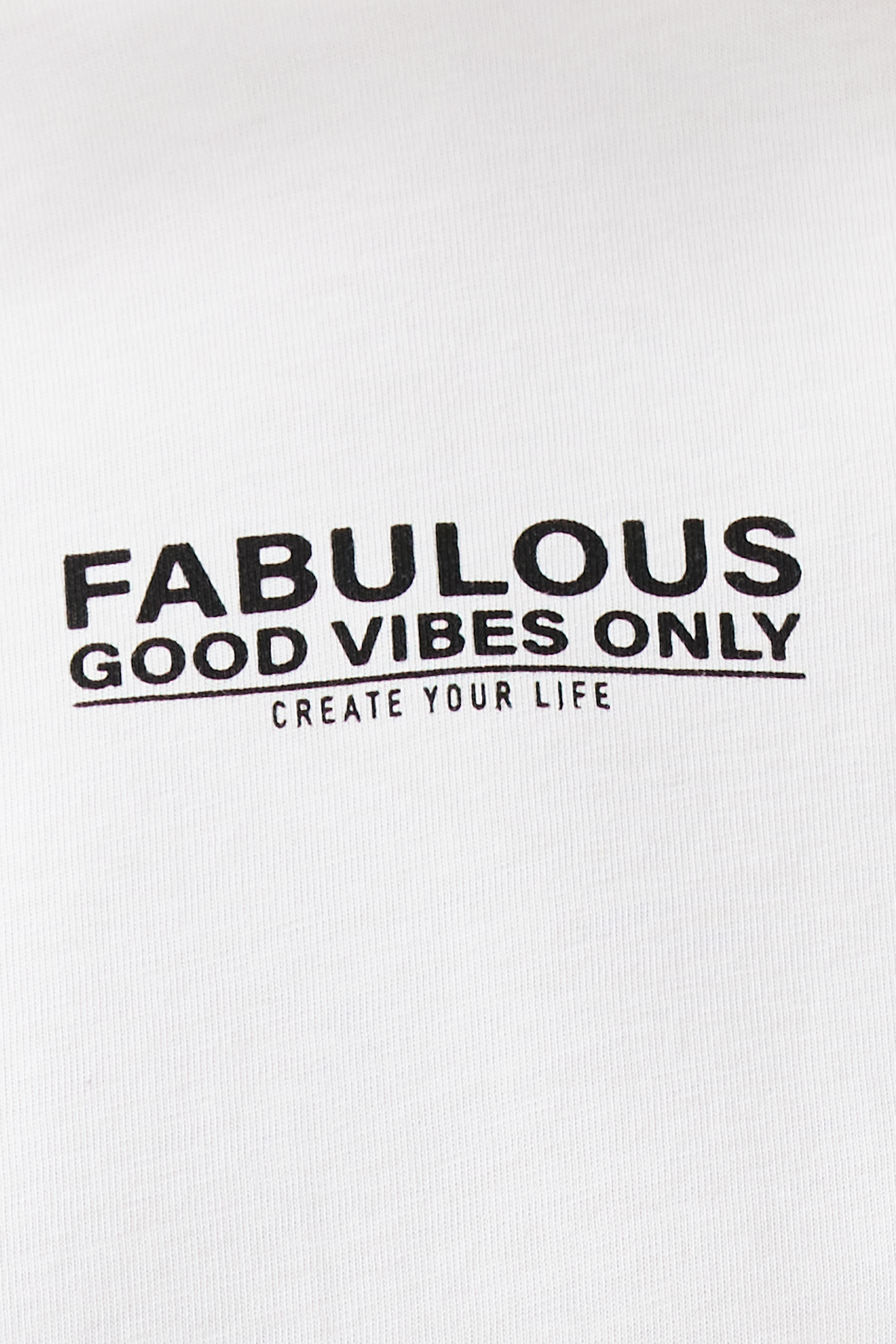 Trendyolmilla  Ekru %100 Pamuk Sırt ve Ön Baskılı Oversize/Geniş Kesim Örme T-Shirt TWOSS24TS00183 - Görsel 4