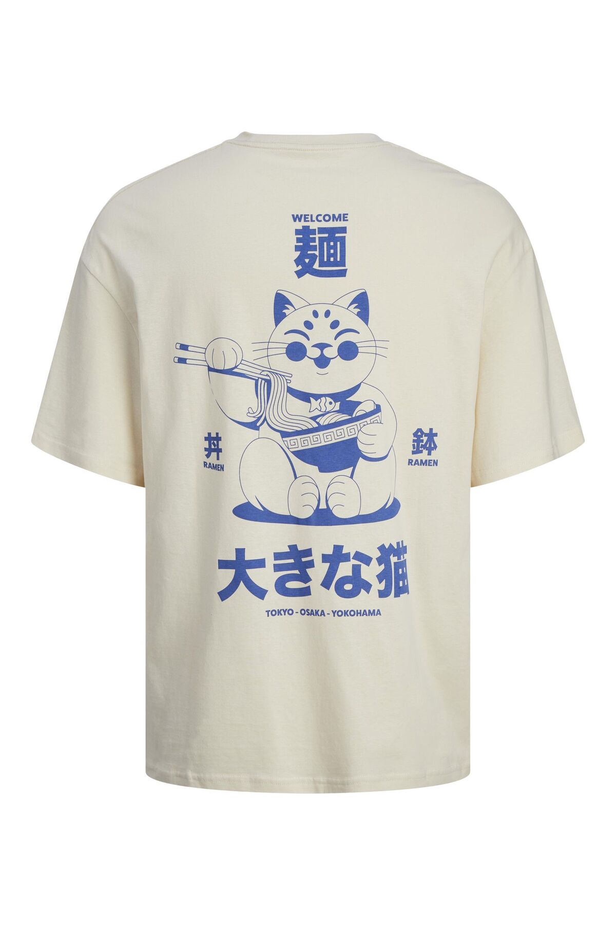 تیشرت مردانه سفید جک اند جونز | 12256932 اورجینال - تصویر 3