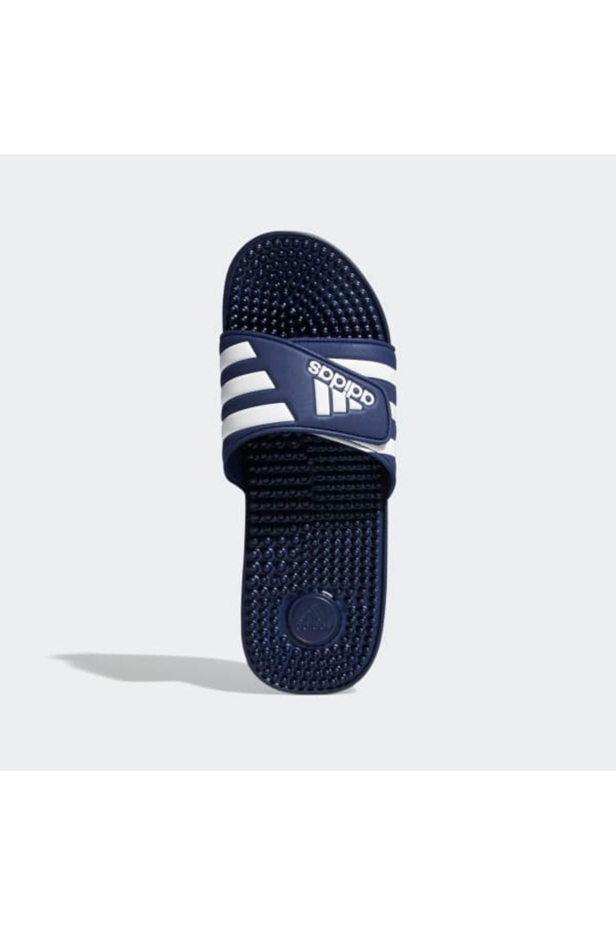 adidas Adissage Slipper Dark Navy Blue/White