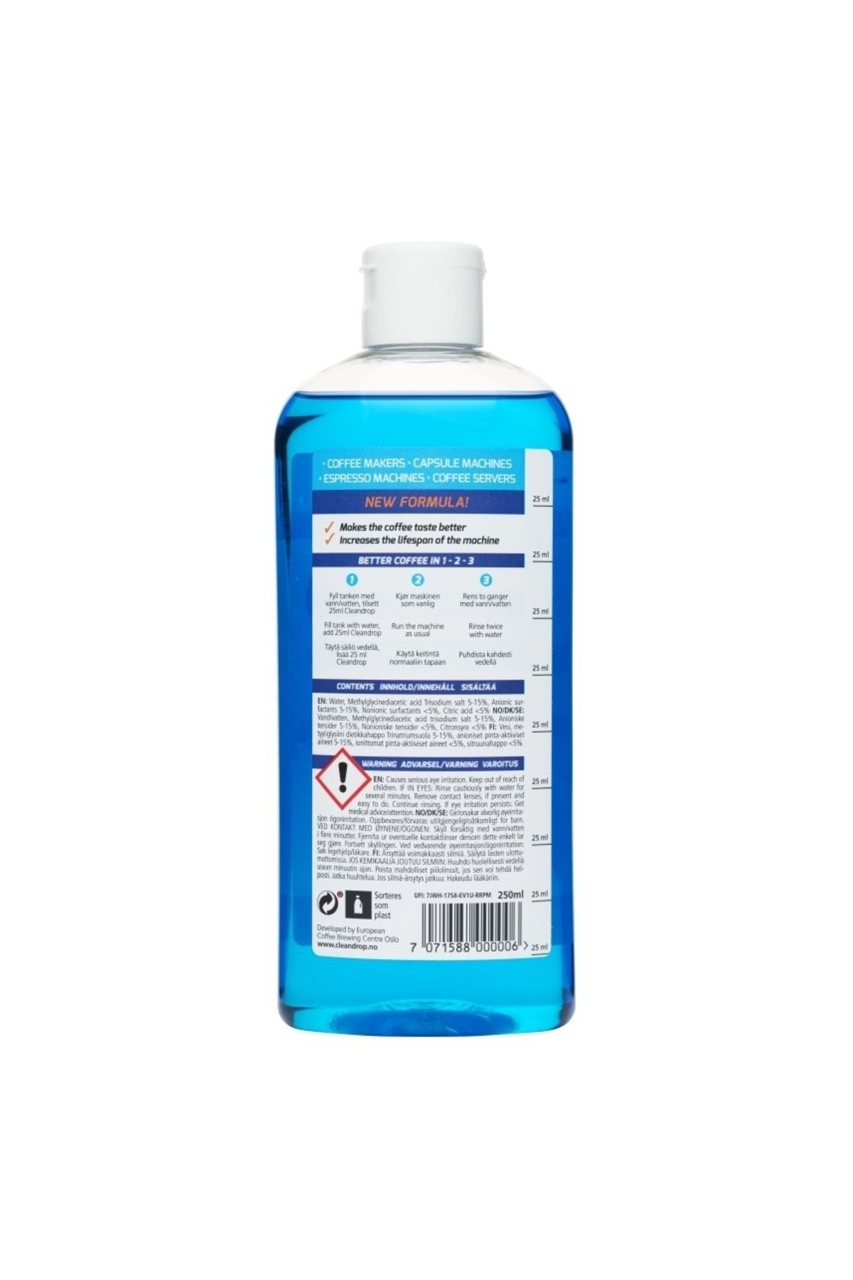 CLEAN DROP-Moccamaster Clean Drop Cleaning Detergent 250 Ml. (the New Formula) 2