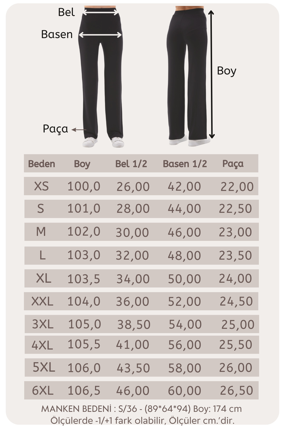 Extra weiche lange Viskosehose Home&Outdoor-Schwarz - 