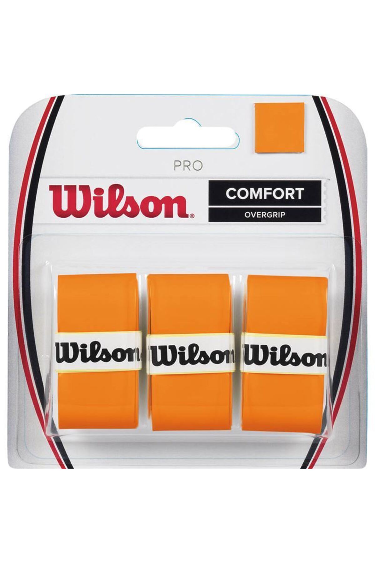 Wilson Pro Comfort 3'lü Tenis Gribi Burn Turuncu
