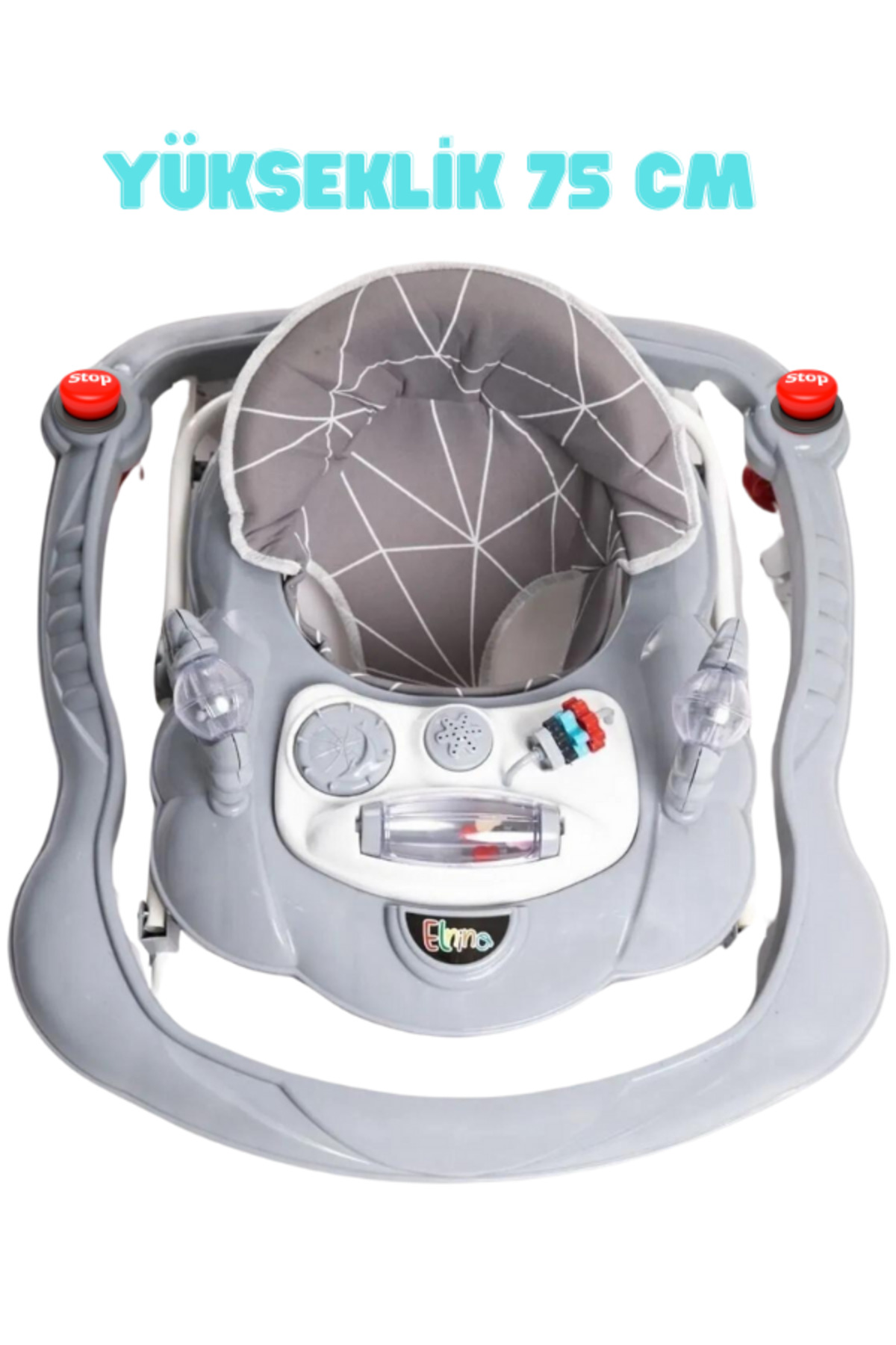 AYVELLA Lüx Devrilme Önleyici Çift Stoplu Yürüteç Zihinsel Gelişim Oyuncak Grubu Örümcek 3 Kademeli fotoğrafı 4 (önizleme)