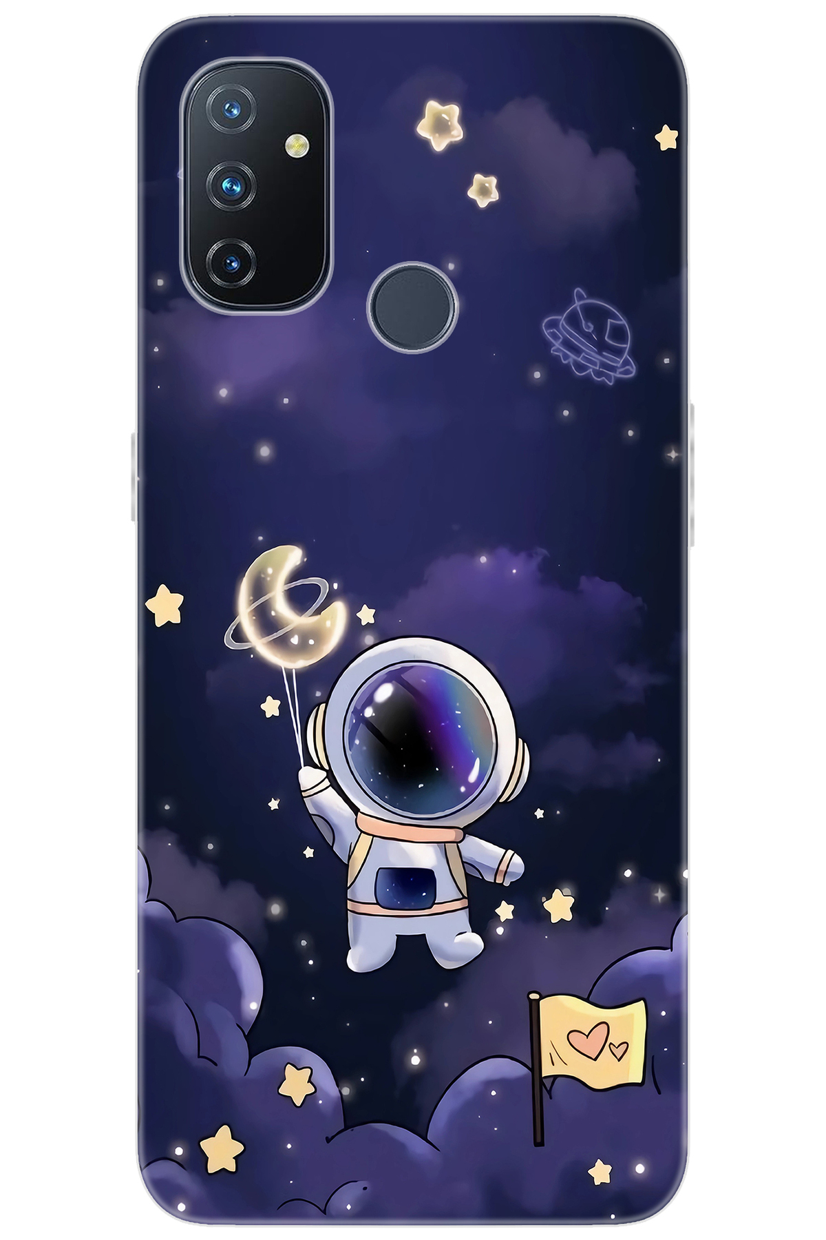 Nord N100 (BE2013) Compatible Sheath Pattern Printed Silicone Astronaut NGO:738 CP-FOCbTGS