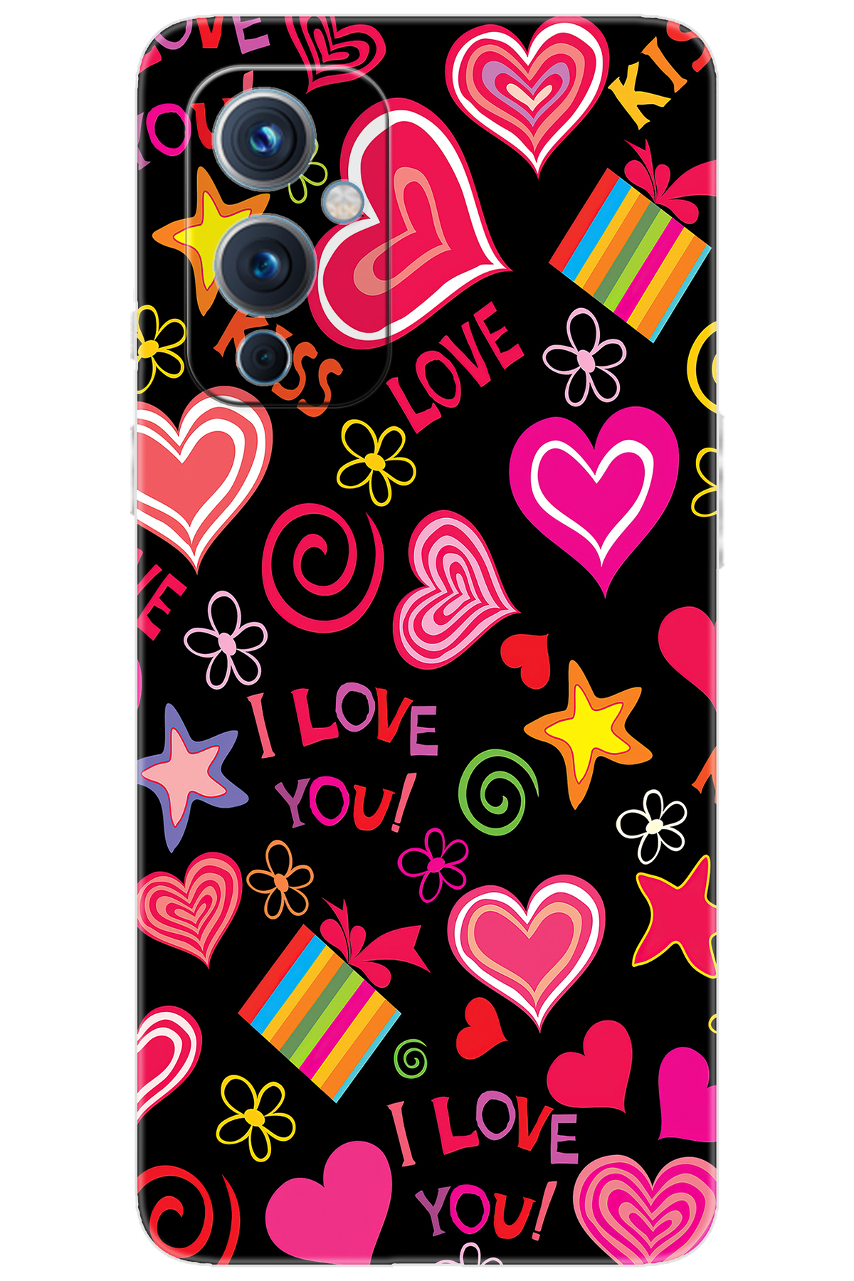9 LE2115-LE2117 Compatible Case Pattern Printed Silicone Bracket love NGO:265 CP-R7R7ow5