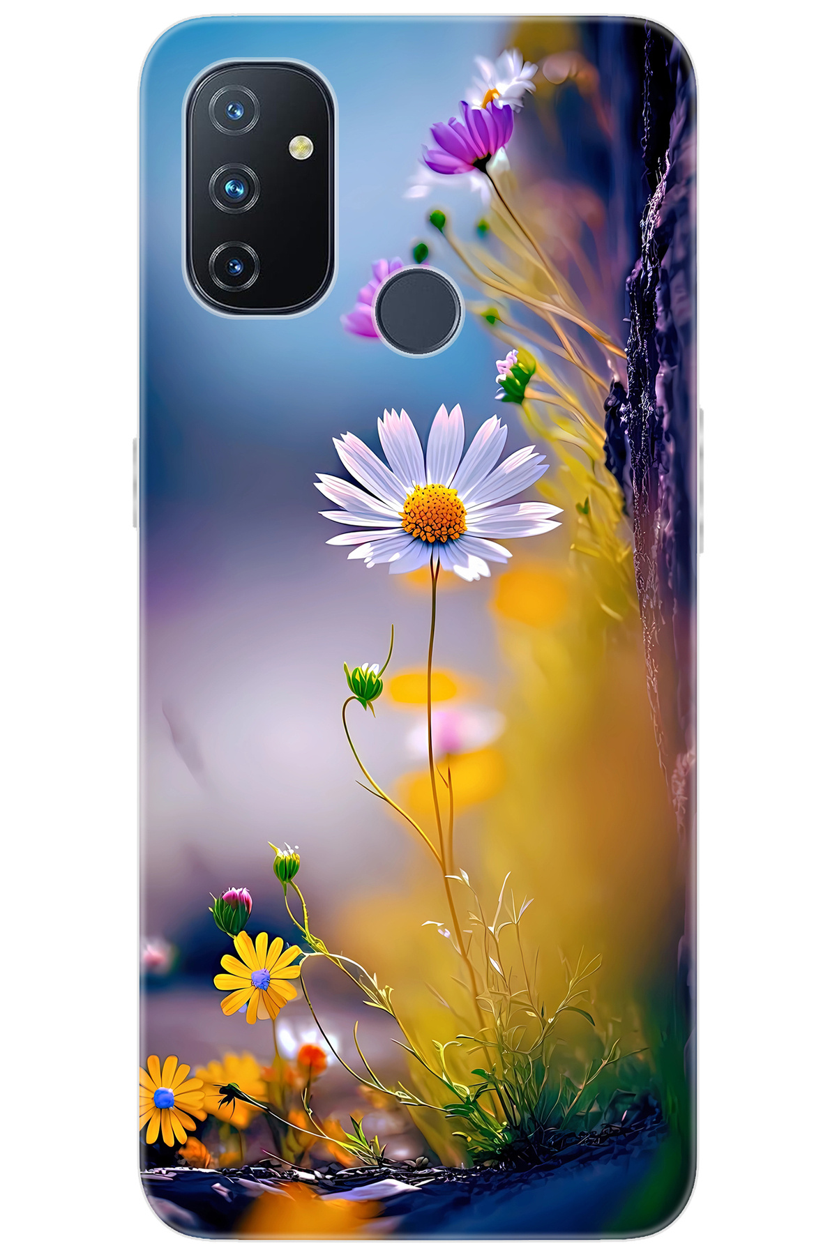 Nord N100 (BE2013) Compatible Sheath Pattern Printed Silicone Daisy Serial NGO:1000 CP-ayxVKUe