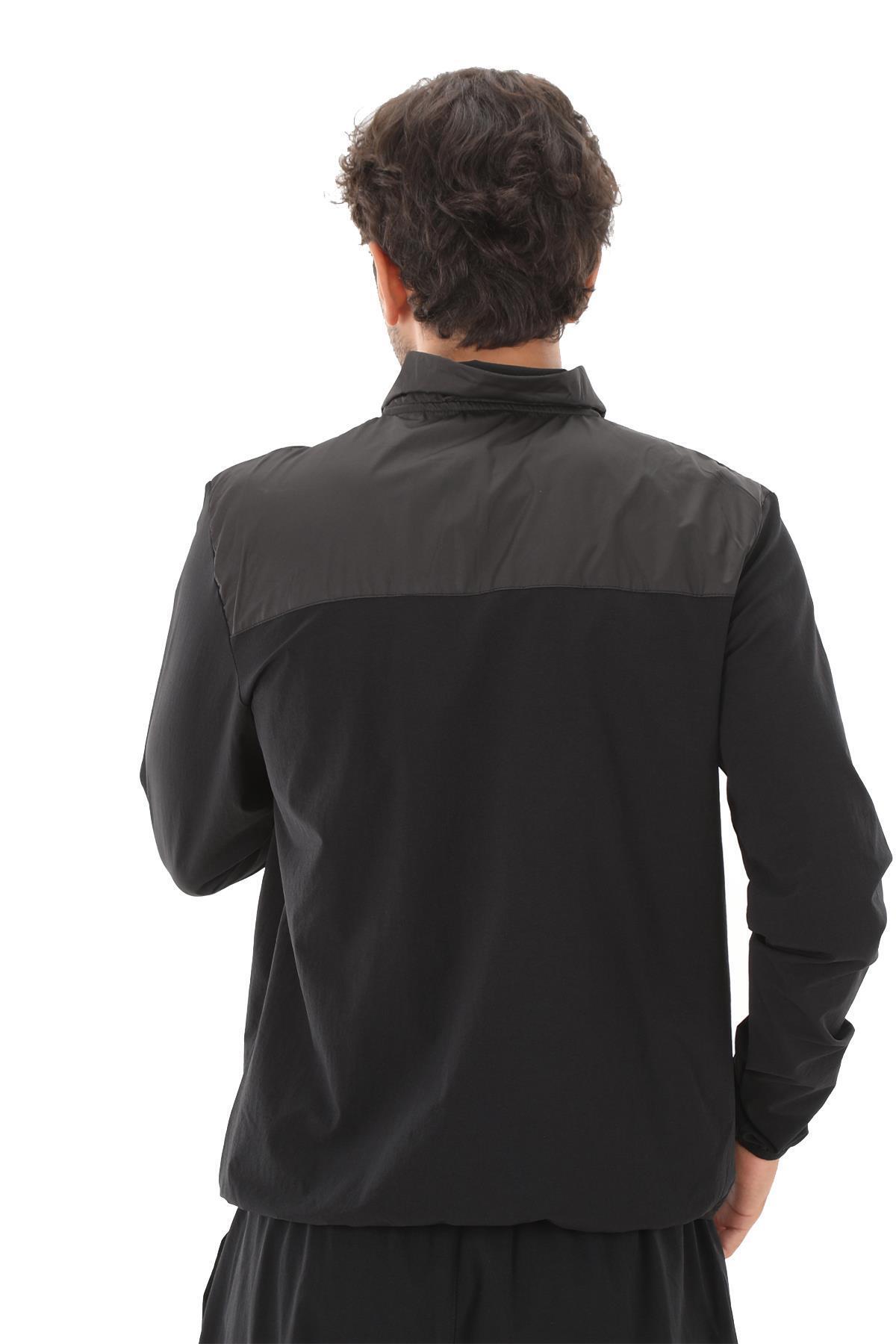 کاپشن اسپرت نیو بالانس مردانه پارچه مشکی  راسته Relaxed/ریلکس    بیسیک اسپرت | New Balance TYC00557269569 TR - تصویر 4