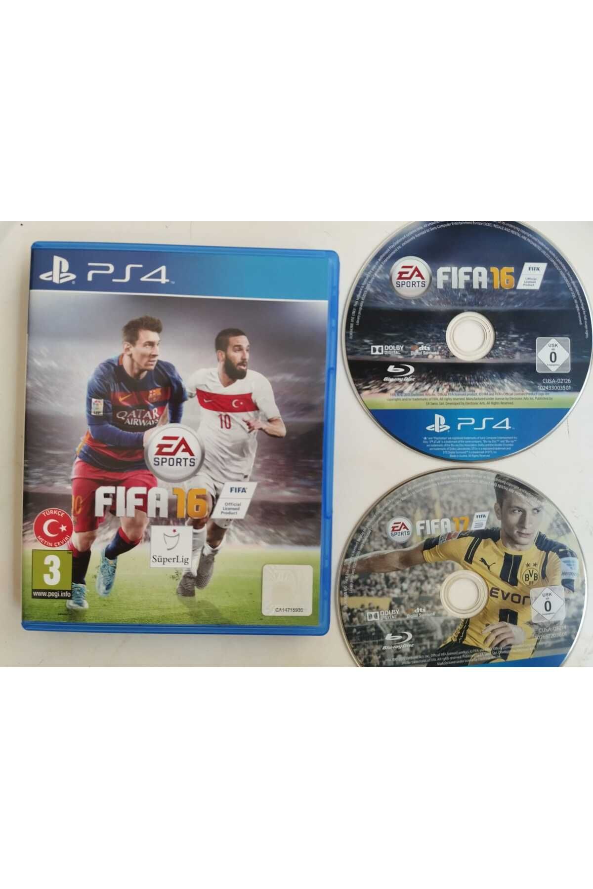 Plakperest FİFA 16 + 17 (Kutusuz) -  PS4 ( Playstation 4 ) - 2.El Oyun