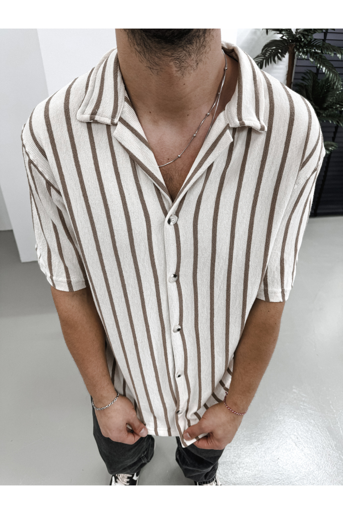 King Brothers Erkek Gömlek Desenli Pamuklu Renkli Yazlık Gömlek Fiyatı