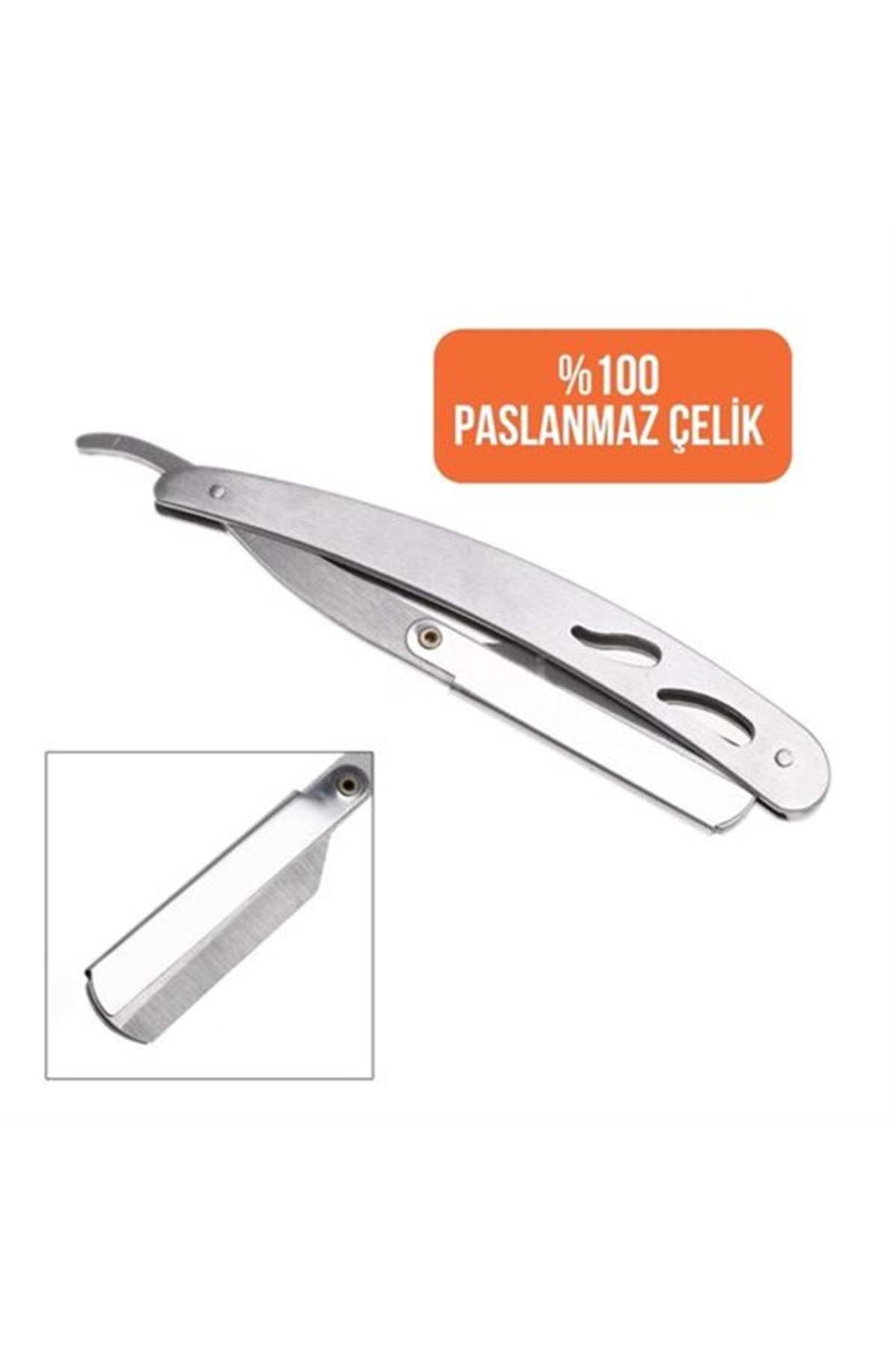 Nano Absolute Berber ve kuaförler için paslanmaz profesyonel çelik ustura