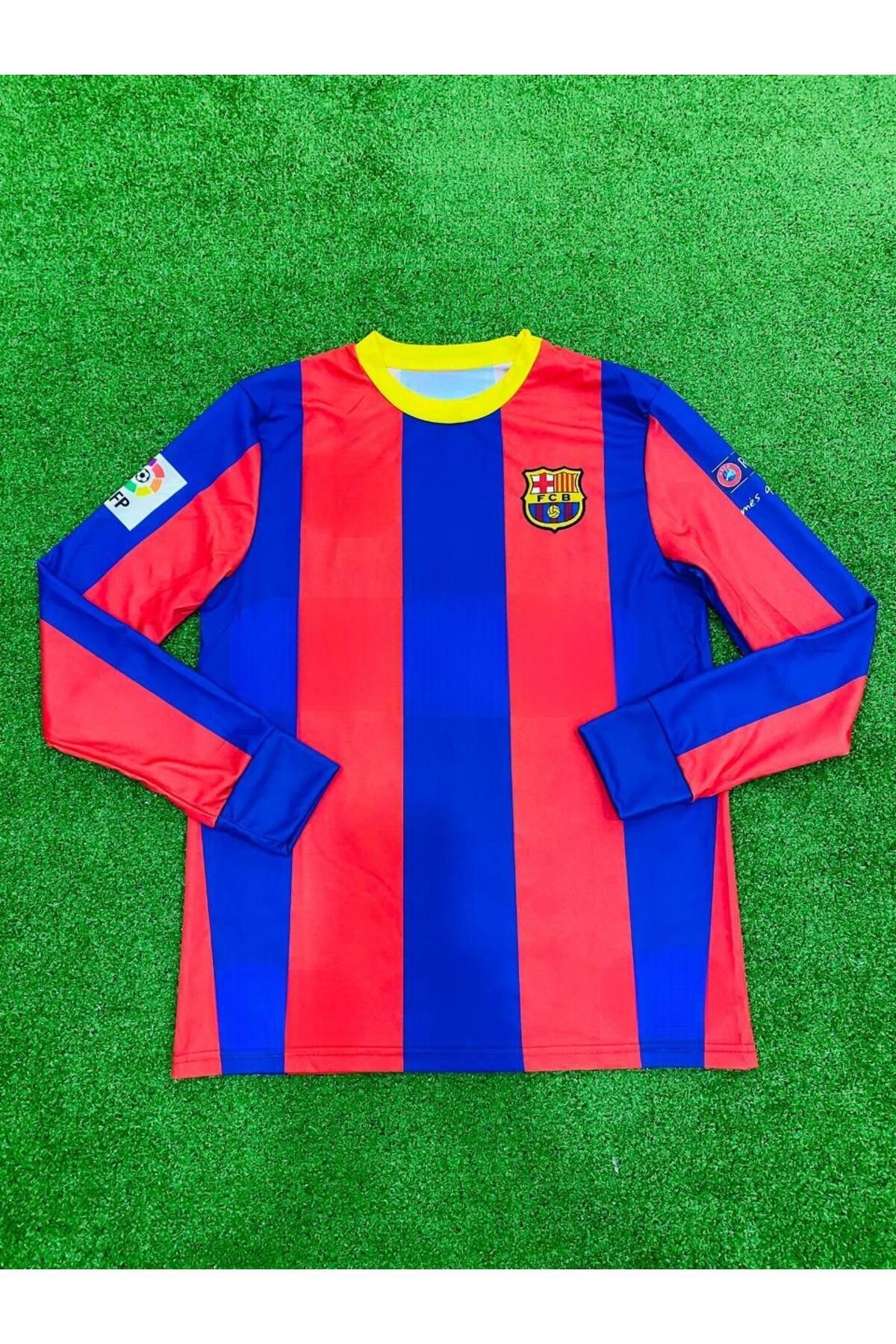 Lion Spor-Fc Barcelona Messi 11/12 Season Retro Adult Jersey Long Sleeve Football Shirt 2