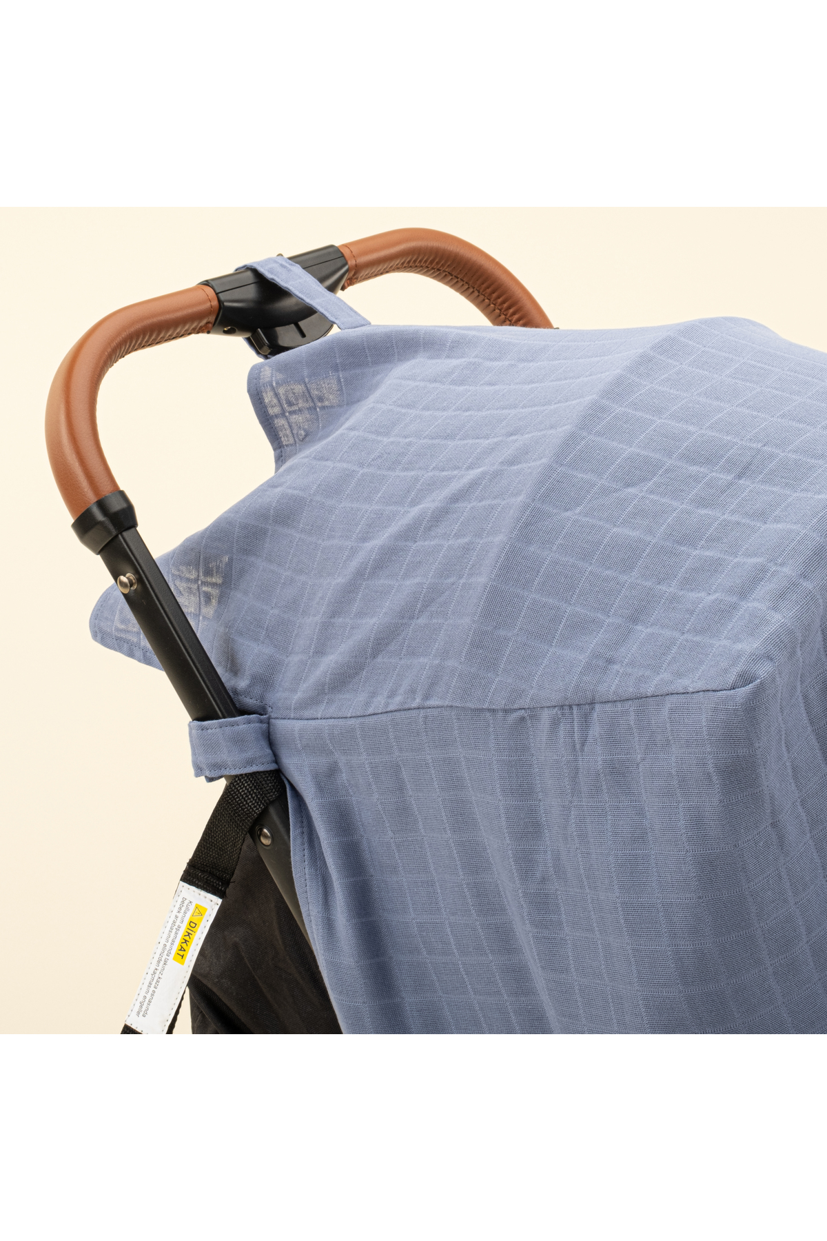 Yunikobaby Müslin Bebek Arabası Örtüsü - Indigo Muslin fotoğrafı 5 (önizleme)