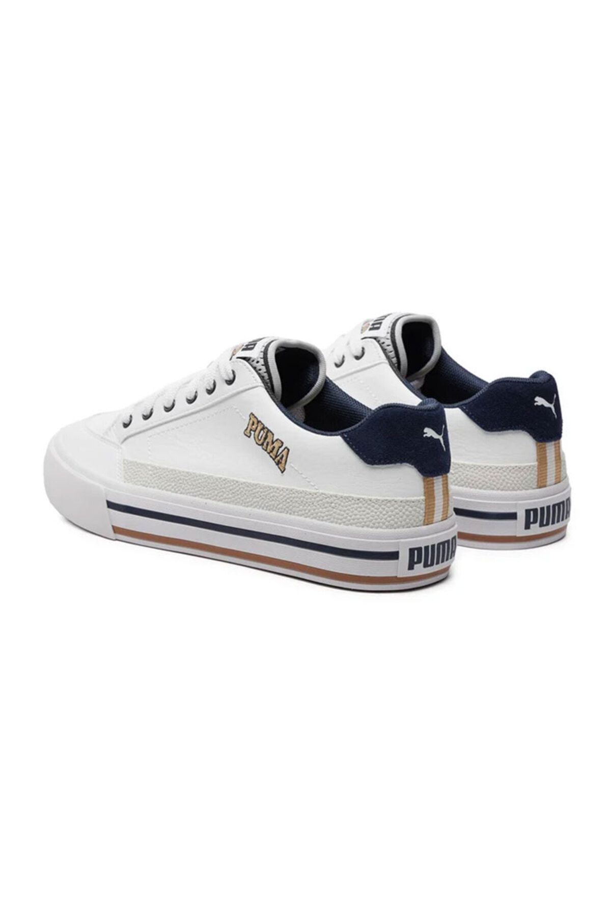 اسنیکر سفید مردانه و زنانه کورت کلاسیک VULC یکپارچهسازی با سیستمعامل c Puma