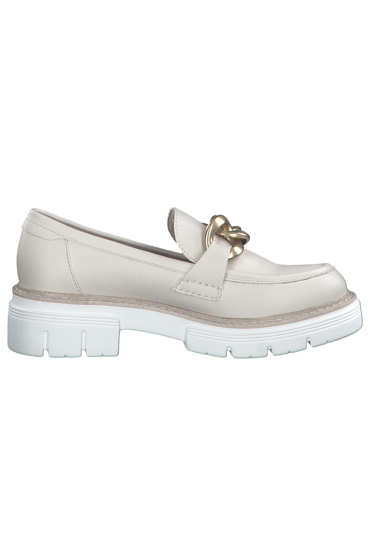 Marco Tozzi-Damen Halbschuhe 2-24705-20 Creme 405 Cream/Gold Kunstleder 6