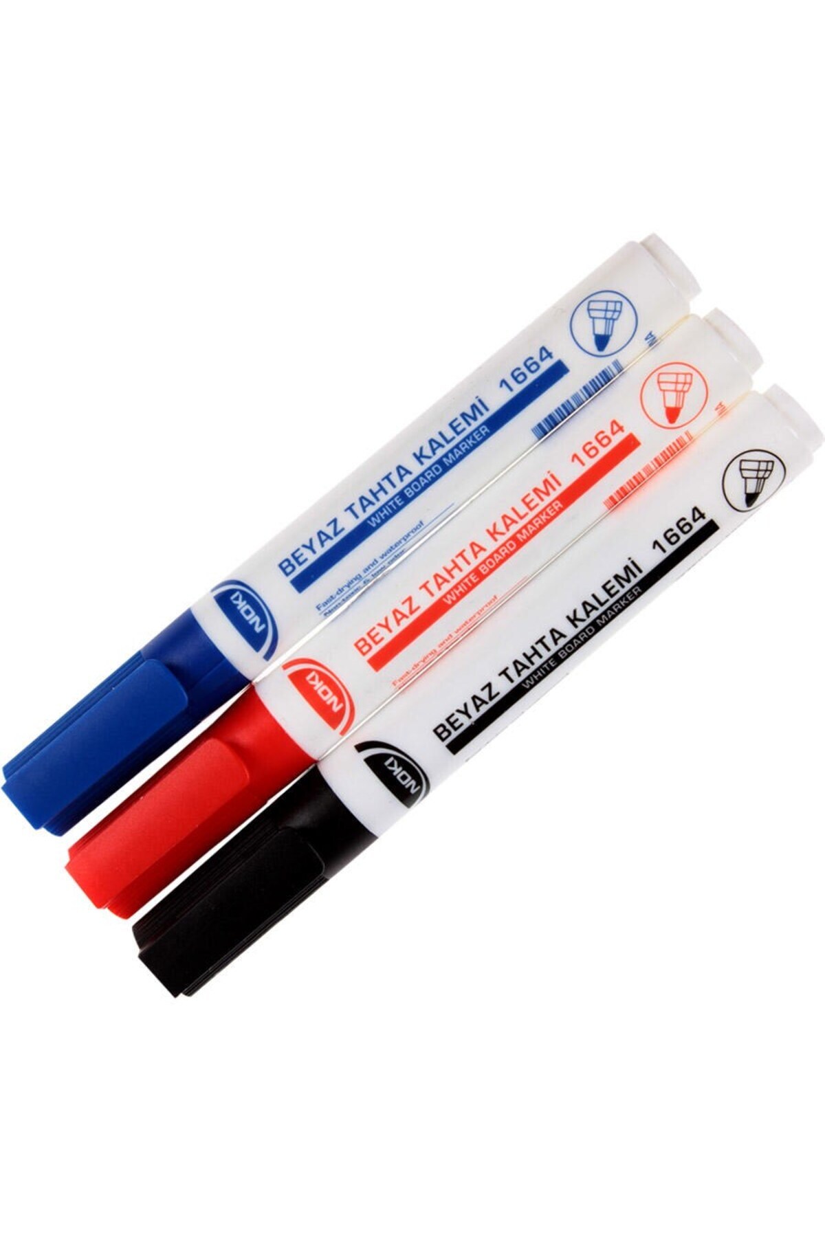 Noki Doldurulabilir  Beyaz Tahta Kalemi Seti - 3 Renk