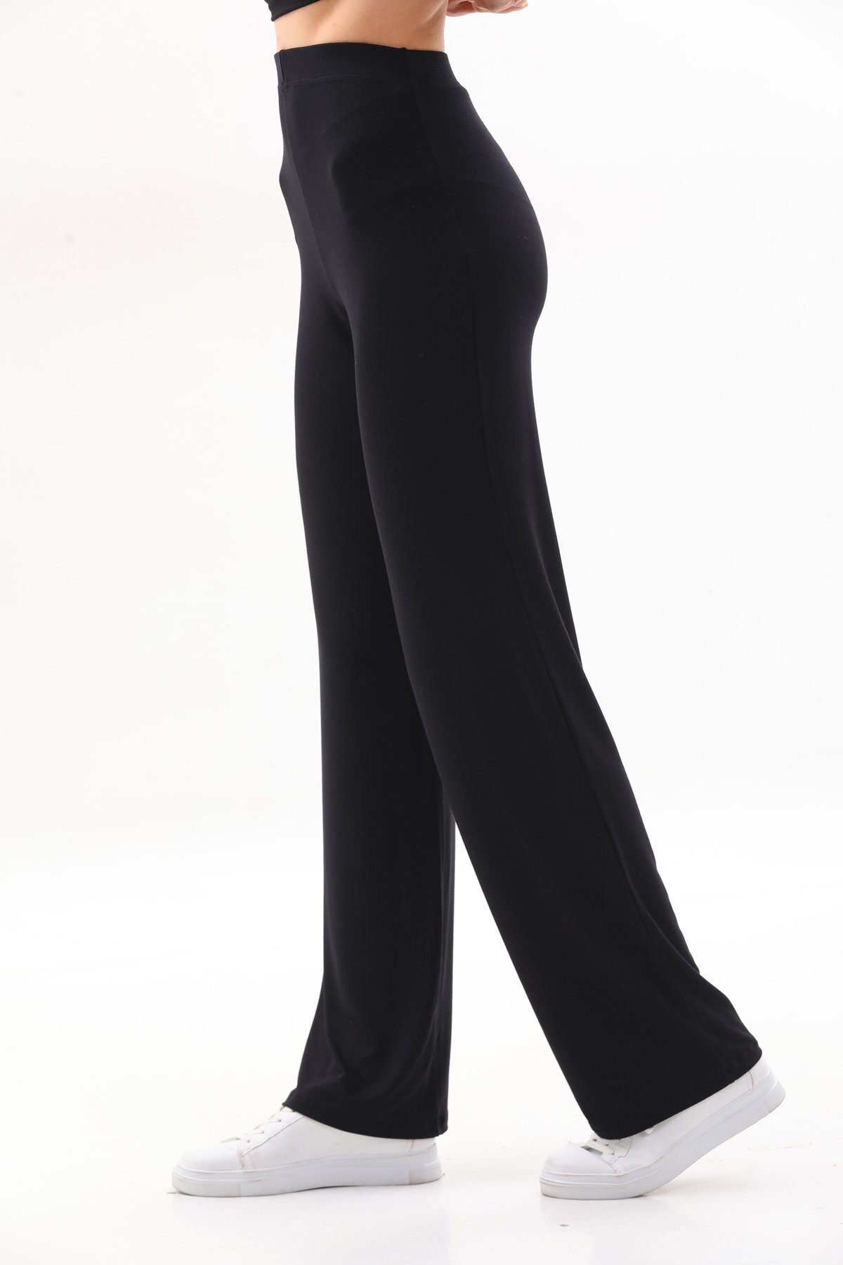 Extra weiche lange Viskosehose Home&Outdoor-Schwarz - Penyebizden