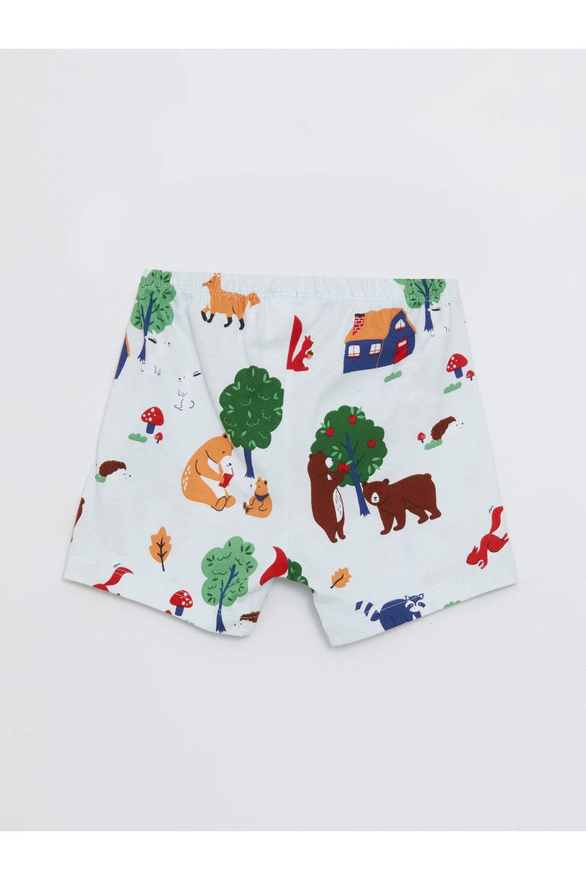 LC Waikiki-Bedruckte Pyjama-Hose mit elastischem Bund für Baby-Mädchen 3