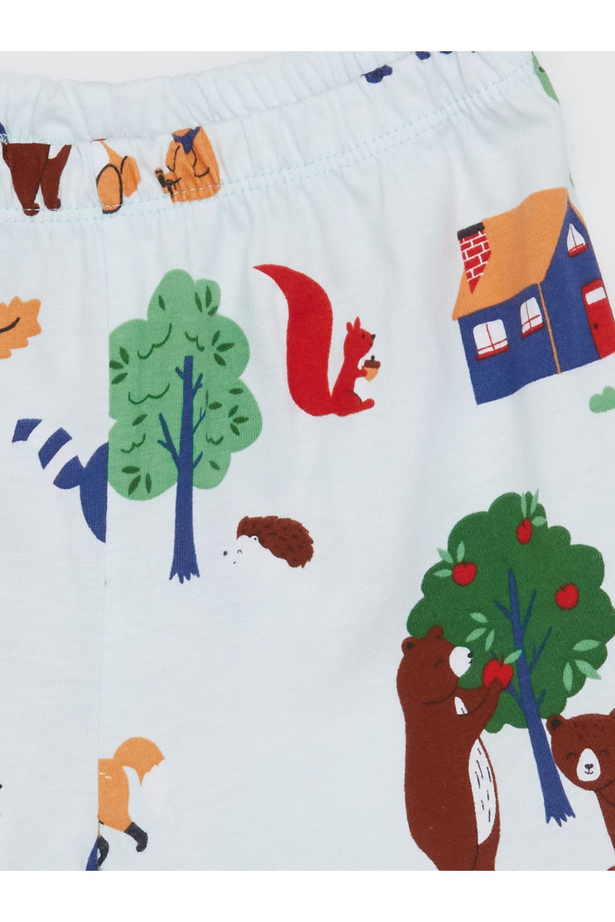 LC Waikiki-Bedruckte Pyjama-Hose mit elastischem Bund für Baby-Mädchen 2