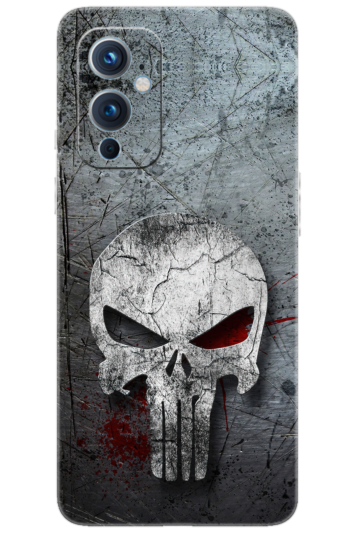 9 LE2115-LE2117 Compatible Sheath Pattern Printed Silicone Grey Skull NGO:218 CP-LYeWo7o